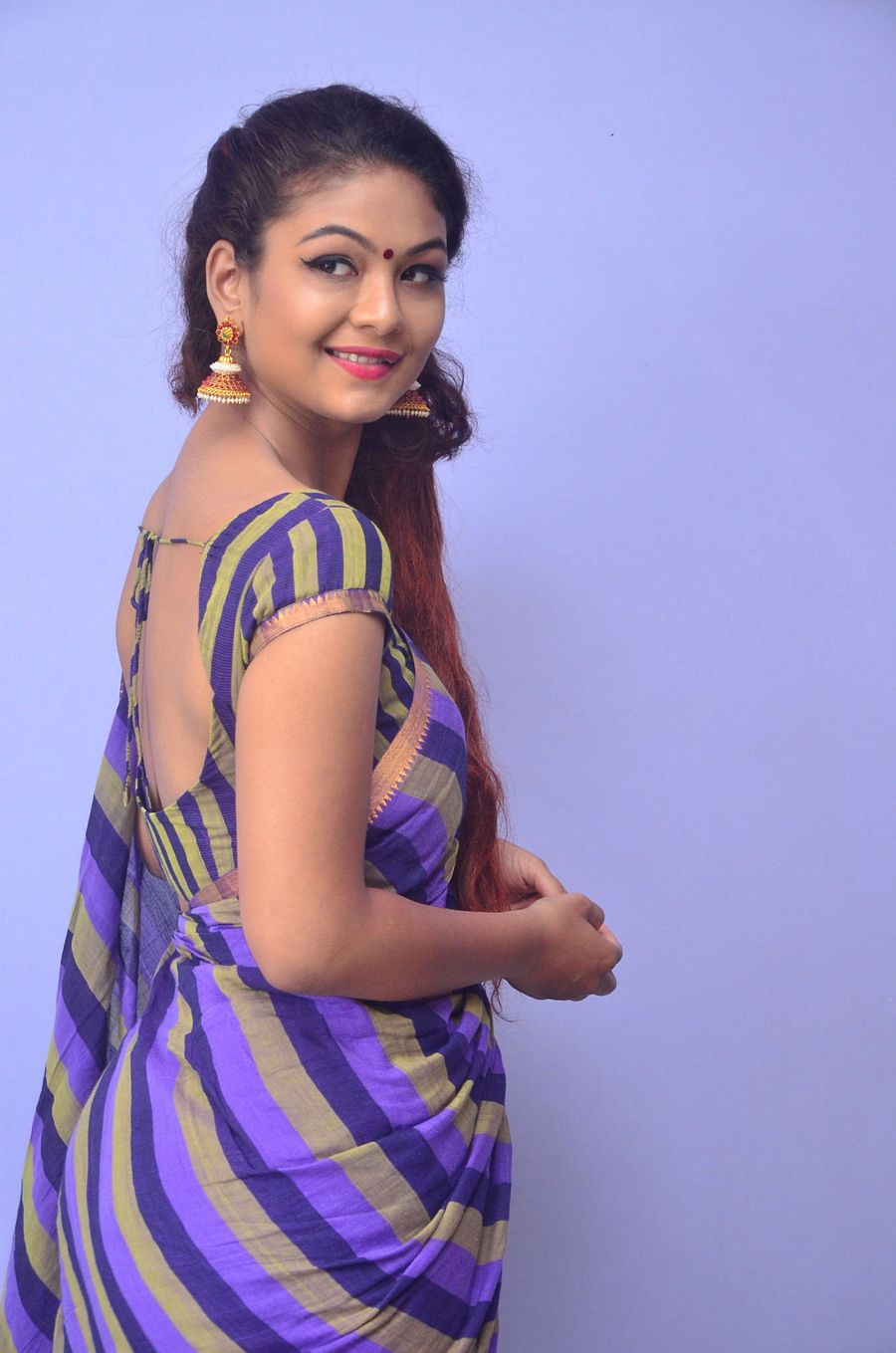 Actress Aditi Myakal Saree Stills