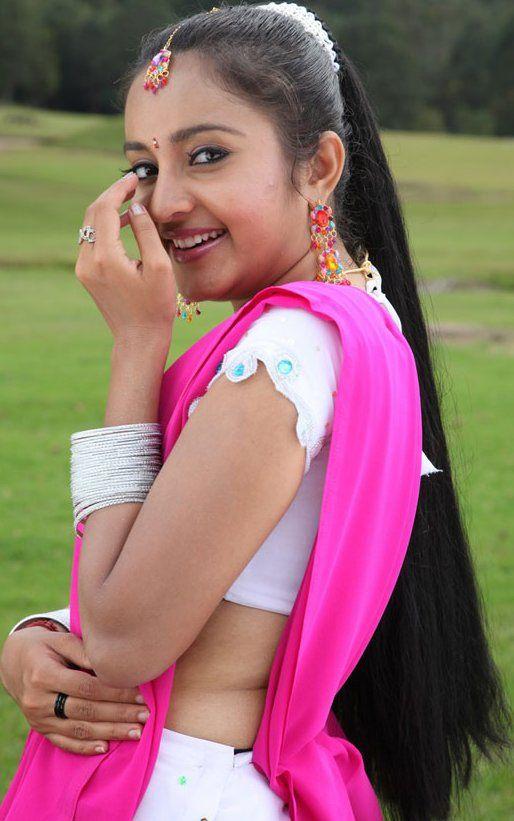 Actress Bhama Stills In Black Half Saree