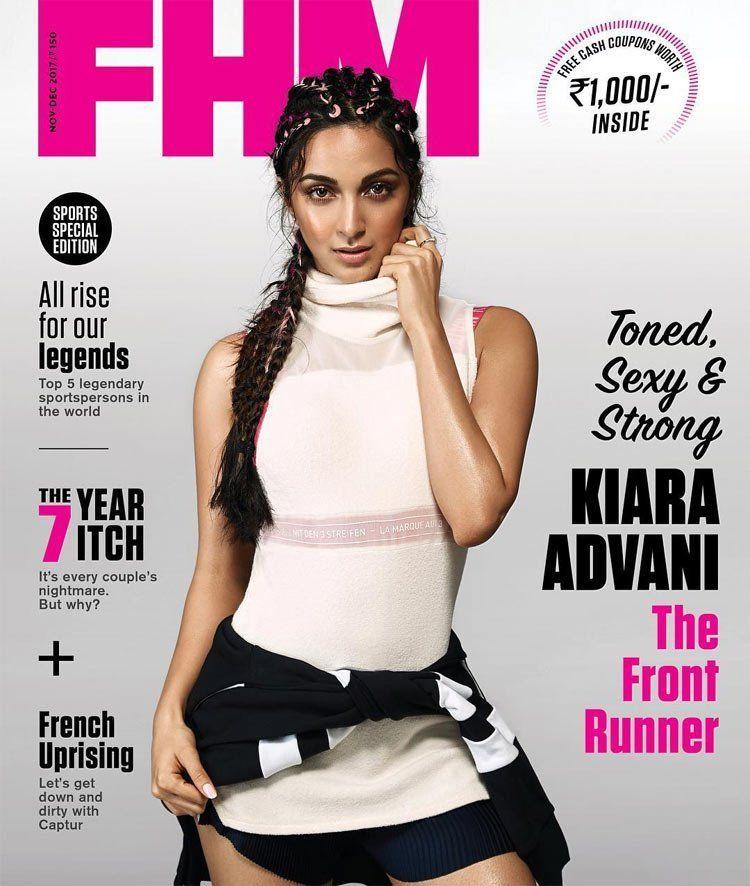 Actress Kiara Advani poses for FHM Photos
