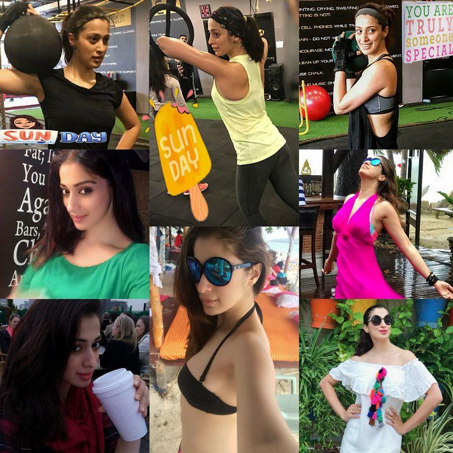 Actress Laxmi Raai enjoying the holiday vacation Unseen Photos