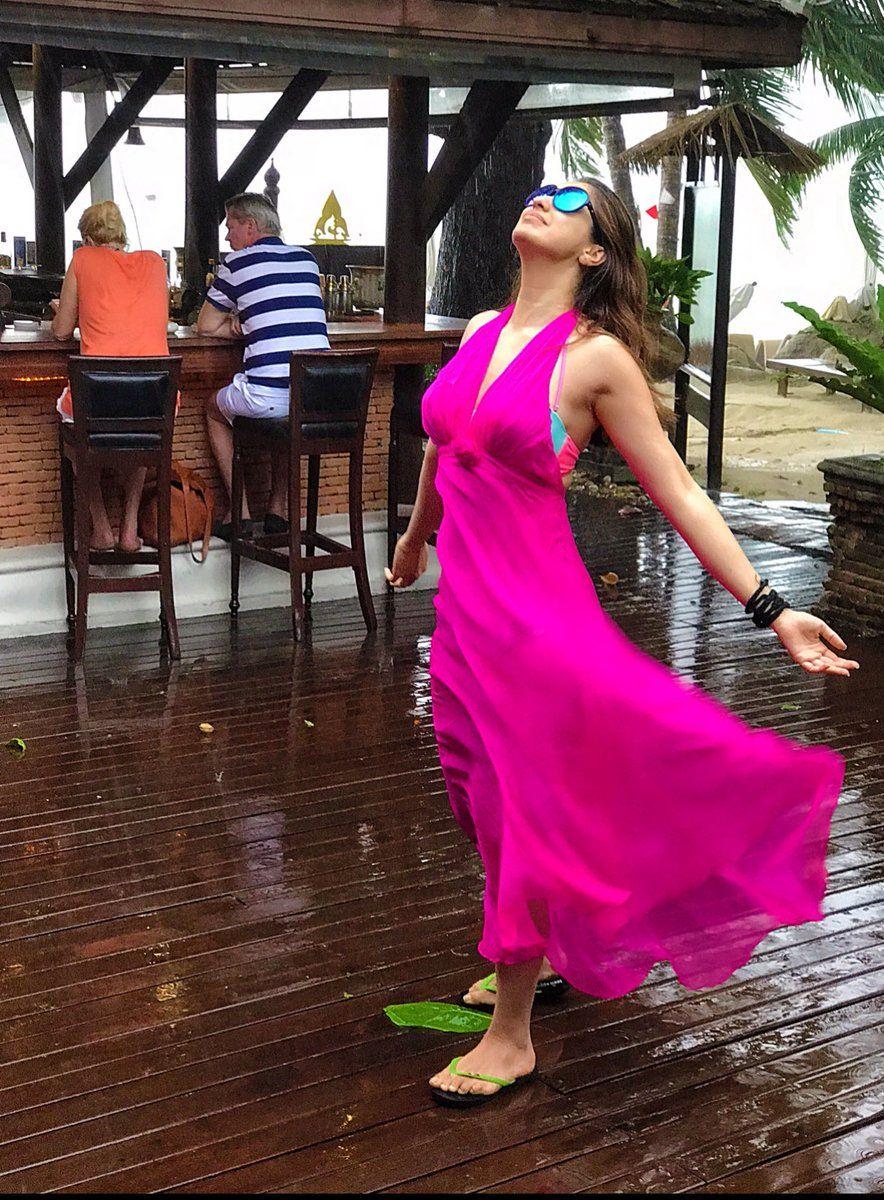 Actress Laxmi Raai enjoying the holiday vacation Unseen Photos
