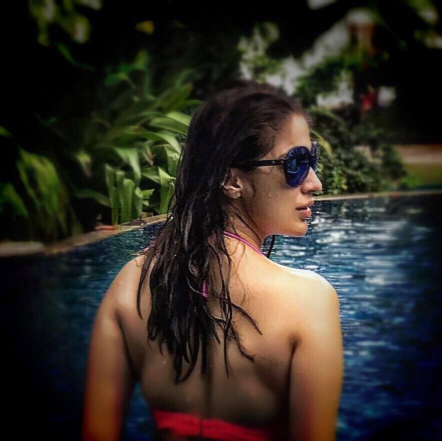 Actress Laxmi Raai enjoying the holiday vacation Unseen Photos