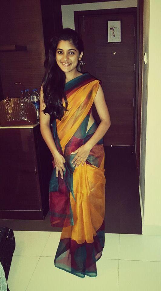 Actress Nivetha Thomas Latest Saree Photo Stills