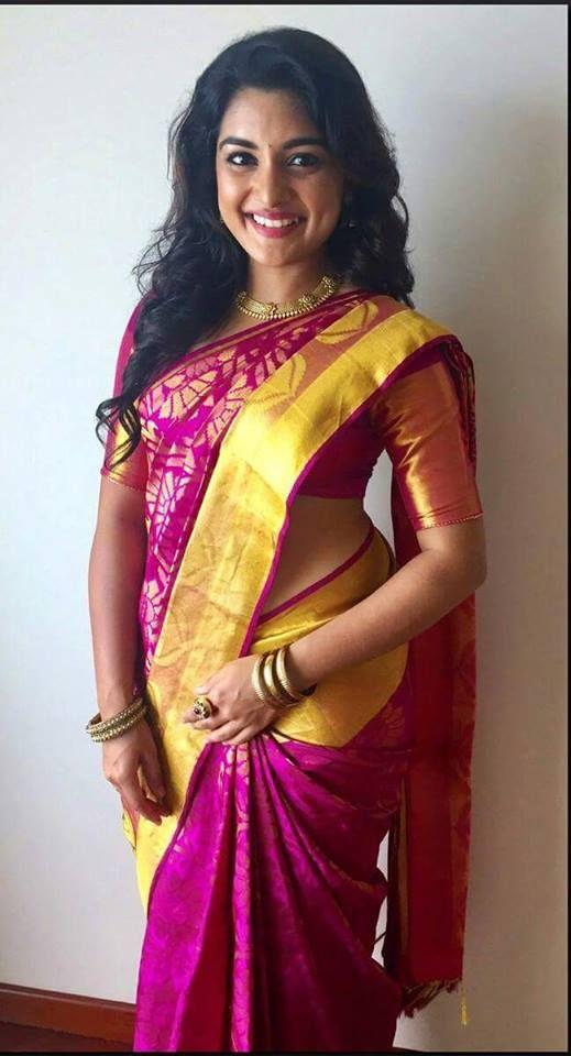 Actress Nivetha Thomas Latest Saree Photo Stills