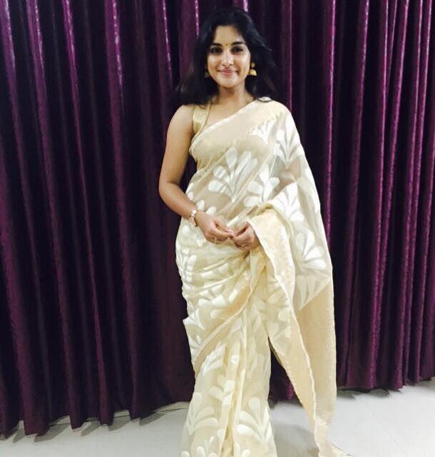 Actress Nivetha Thomas Latest Saree Photo Stills