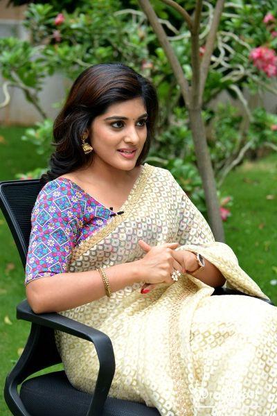 Actress Nivetha Thomas Latest Saree Photo Stills