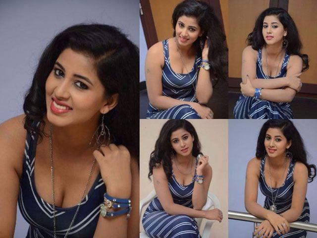 Actress Pavani Ultra Hot Cleavage Show Photo Stills 2017