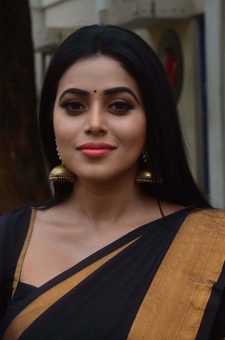 Actress Poorna New Saree Stills