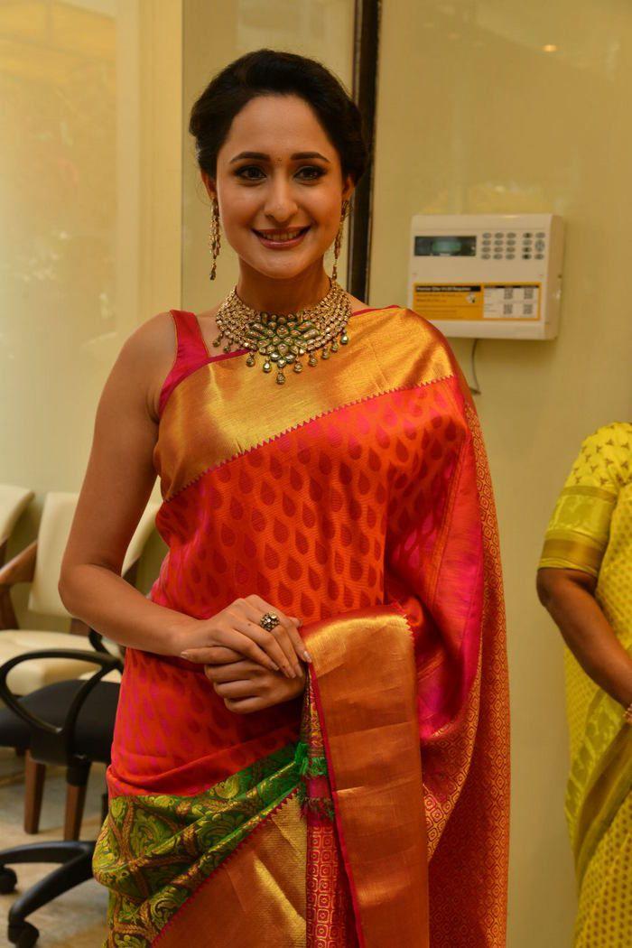 Actress Pragya Jaiswal Latest Saree Photo Stills