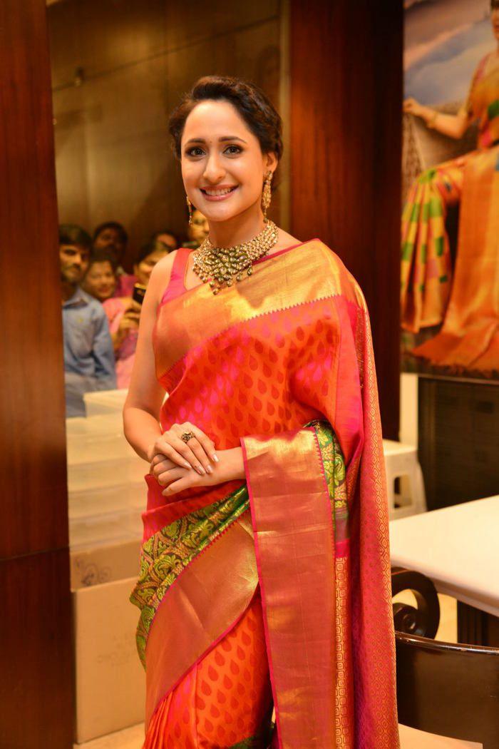 Actress Pragya Jaiswal Latest Saree Photo Stills