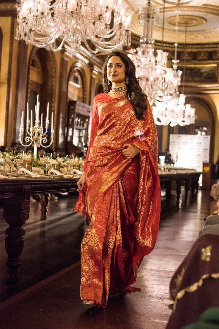 Actress Pragya Jaiswal Latest Stills in Red Saree