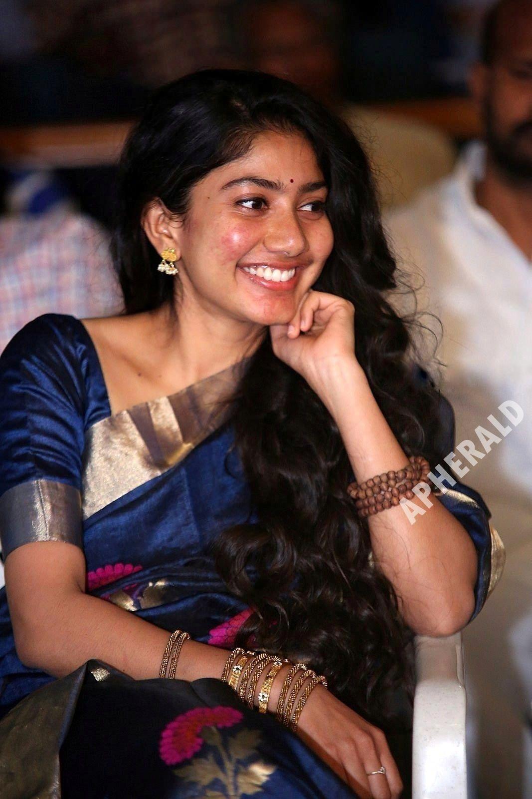 Actress Sai Pallavi Latest Blue Colour Saree Photos