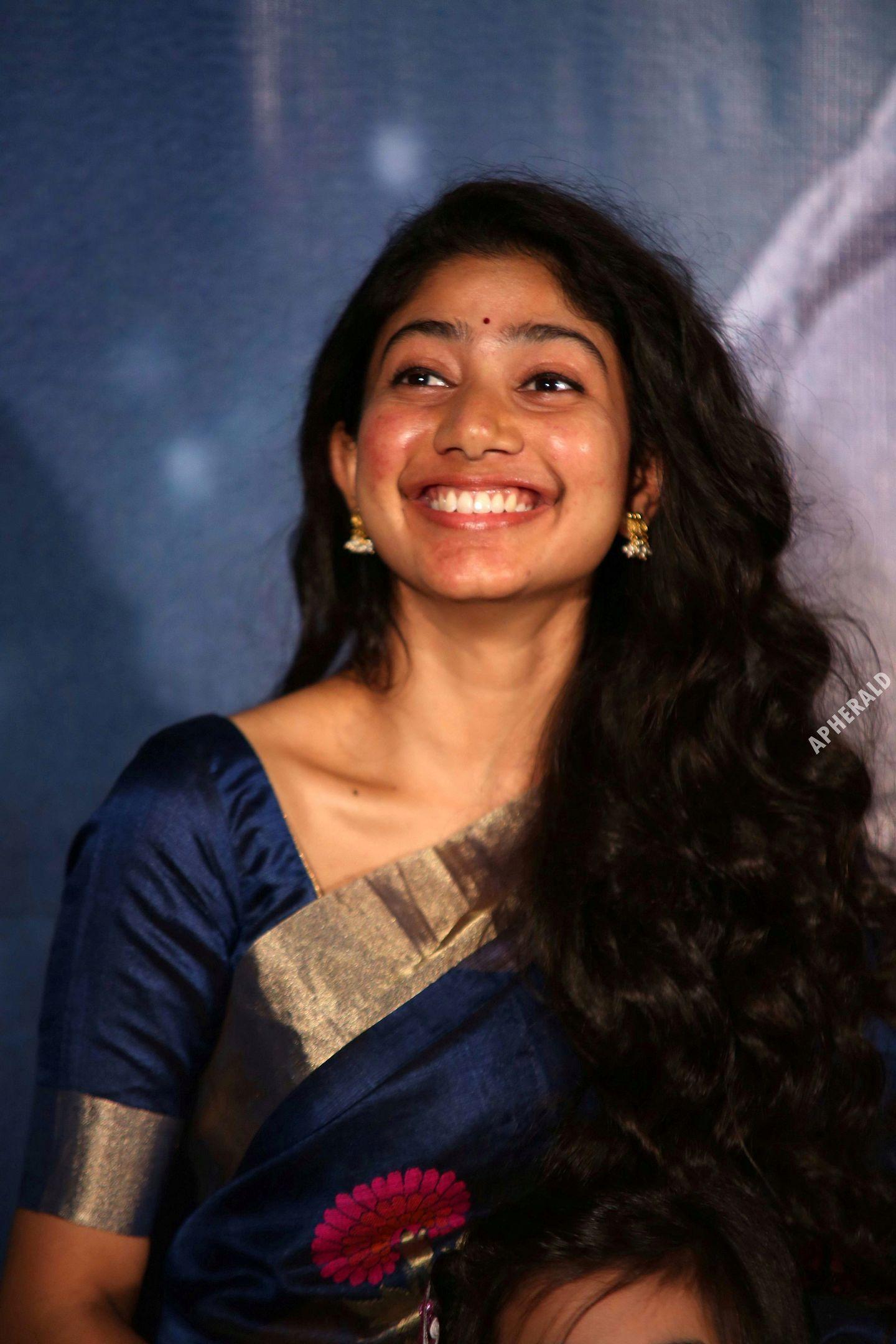 Actress Sai Pallavi Latest Blue Colour Saree Photos