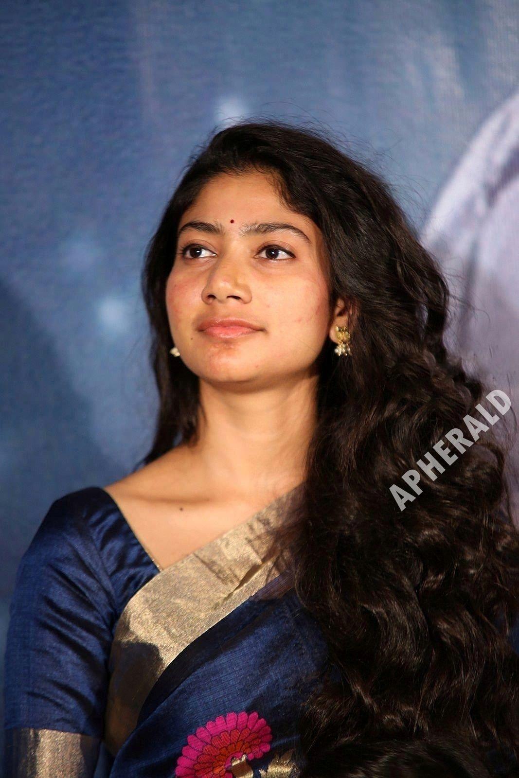 Actress Sai Pallavi Latest Blue Colour Saree Photos