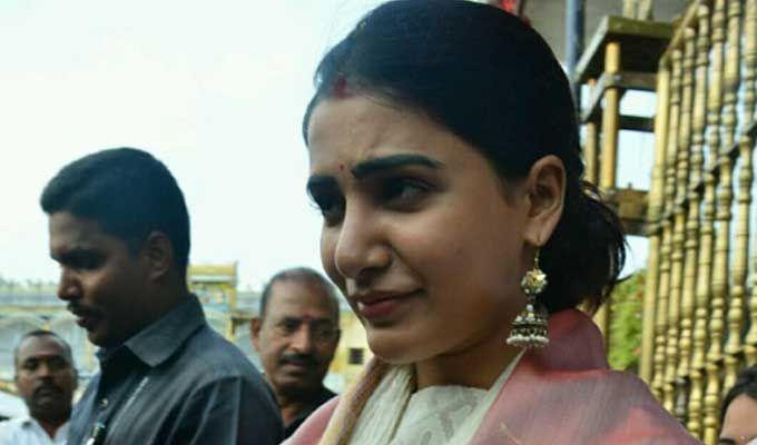 Actress Samantha Visit to Tirumala Temple Photos