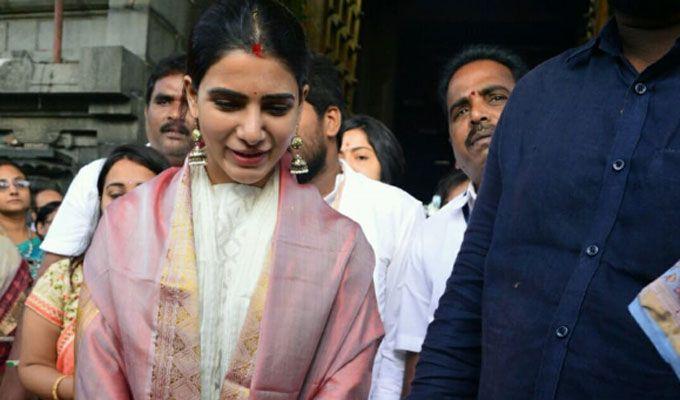 Actress Samantha Visit to Tirumala Temple Photos