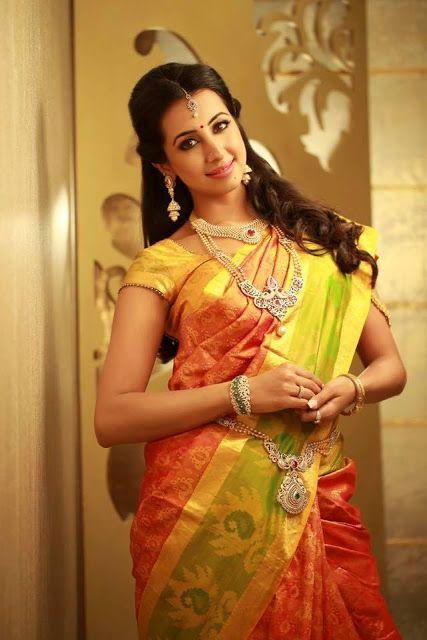 Actress Sanjjanaa in saree Latest Photoshoot