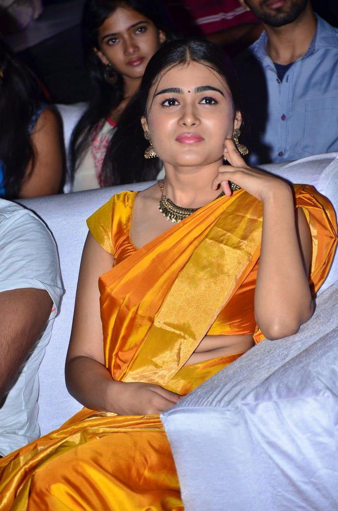 Actress Shalini Pandey Latest Yellow Saree Photos