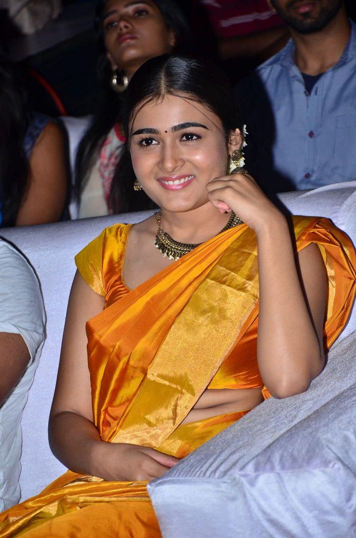 Actress Shalini Pandey Latest Yellow Saree Photos