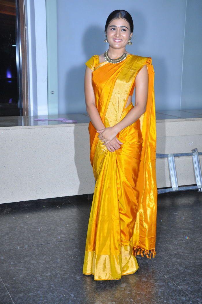 Actress Shalini Pandey Latest Yellow Saree Photos