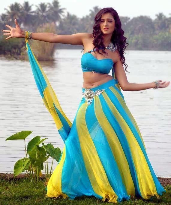 Actress Shanvi Hot Navel Show Photos