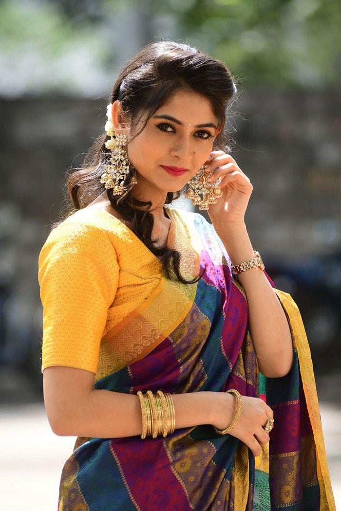 Actress Shivangi Latest Saree Photoshoot Stills