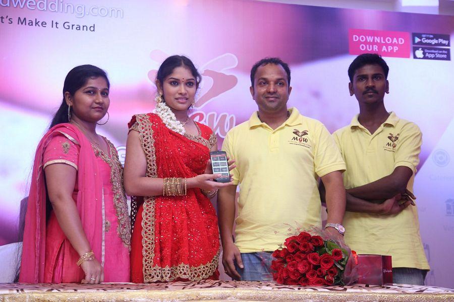 Actress Shree Ja launches My Grand Wedding Mobile App Stills