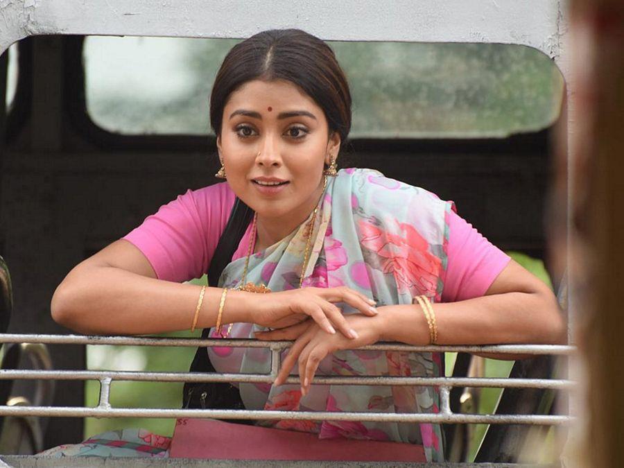 Actress Shriya Saran Latest Photos in Different Saree's