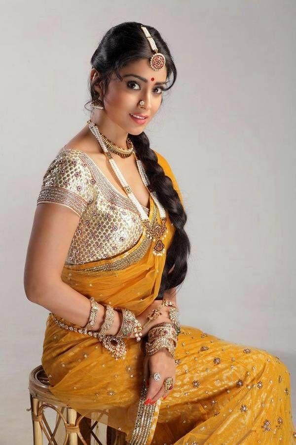 Actress Shriya Saran Latest Saree Photoshoot Stills