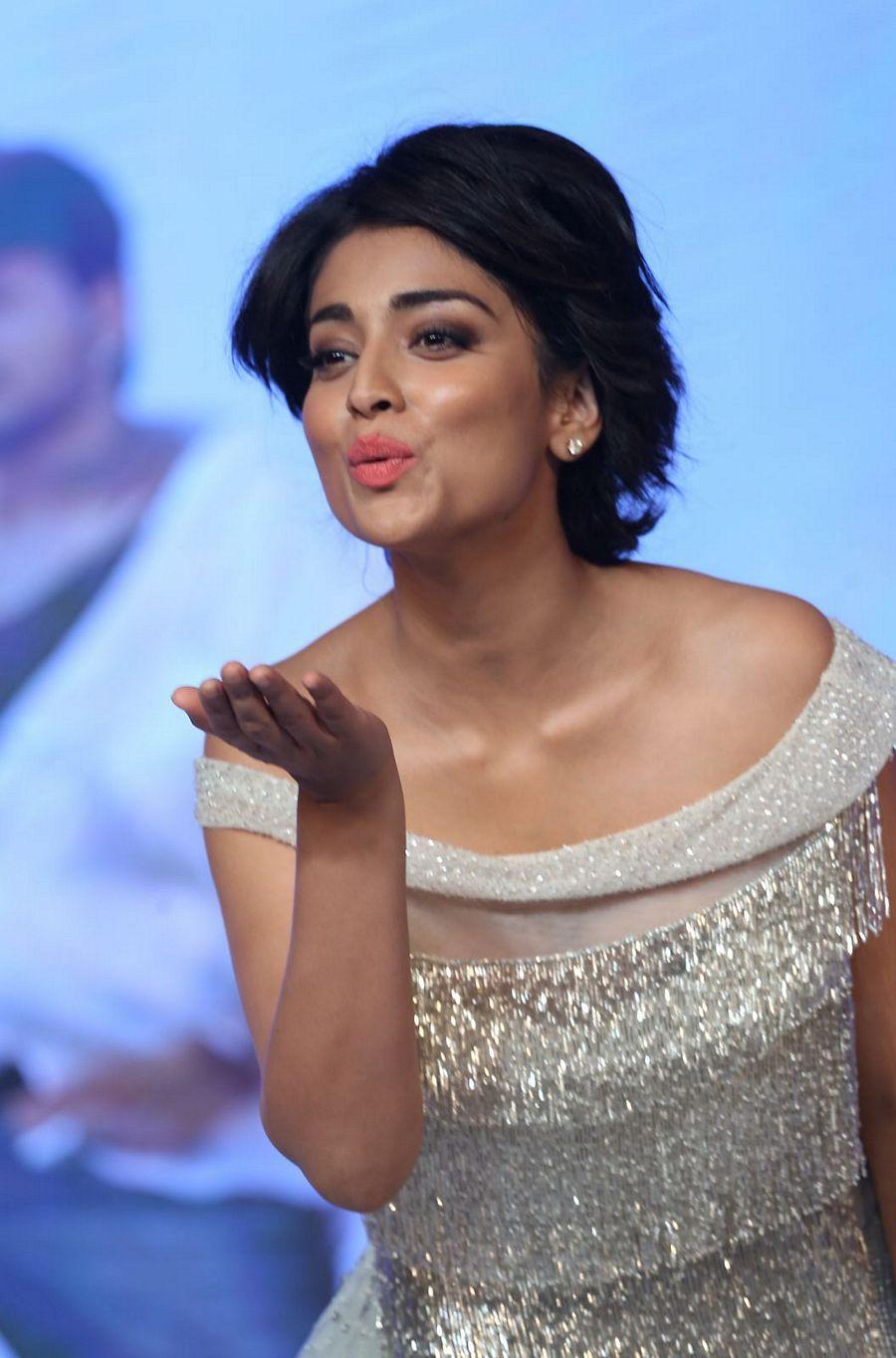 Actress Shriya Saran Stills at Nakshatram Audio Launch