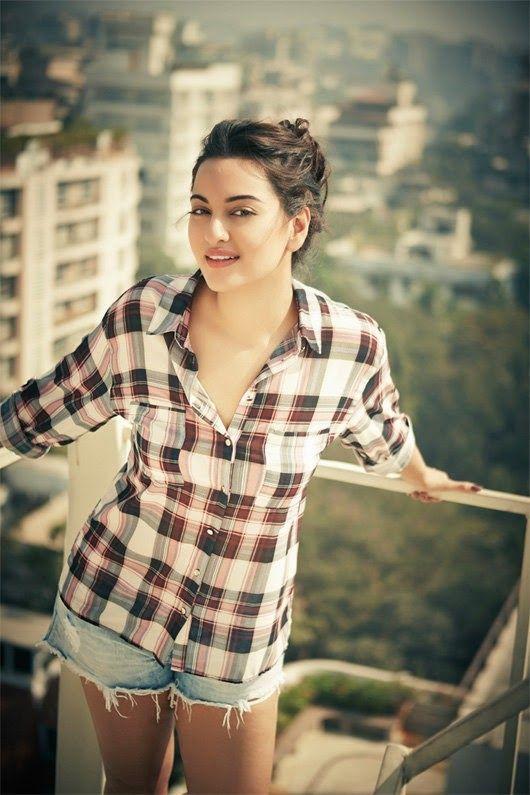 Actress Sonakshi Sinha Too Hot in Shorts Photos