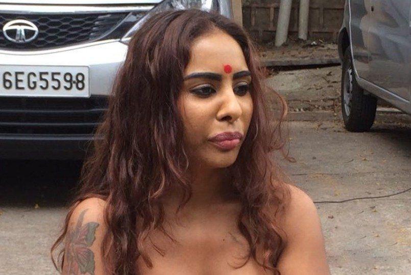 Actress Sri Reddy Protest at Film Chamber Photos