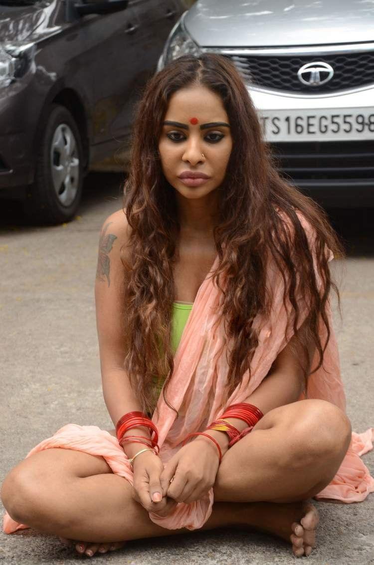 Actress Sri Reddy Protest at Film Chamber Photos