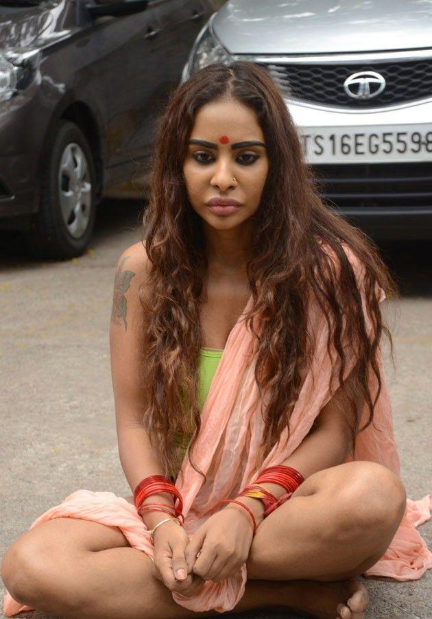 Actress Sri Reddy Protest at Film Chamber Photos
