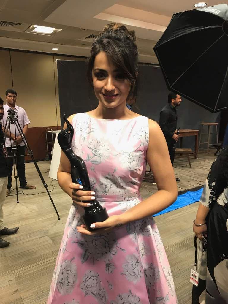 Actress Trisha at Filmfare Awards South 2017