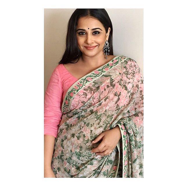 Actress Vidya Balan Latest Saree Photos Stills