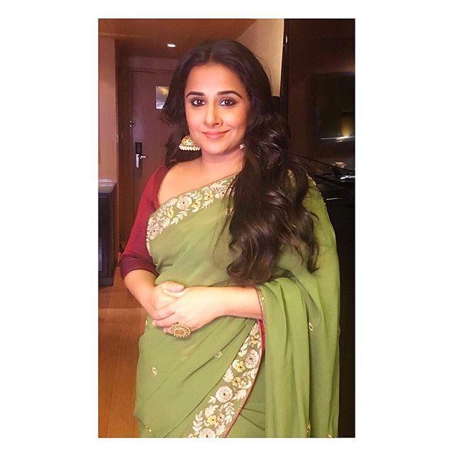 Actress Vidya Balan Latest Saree Photos Stills