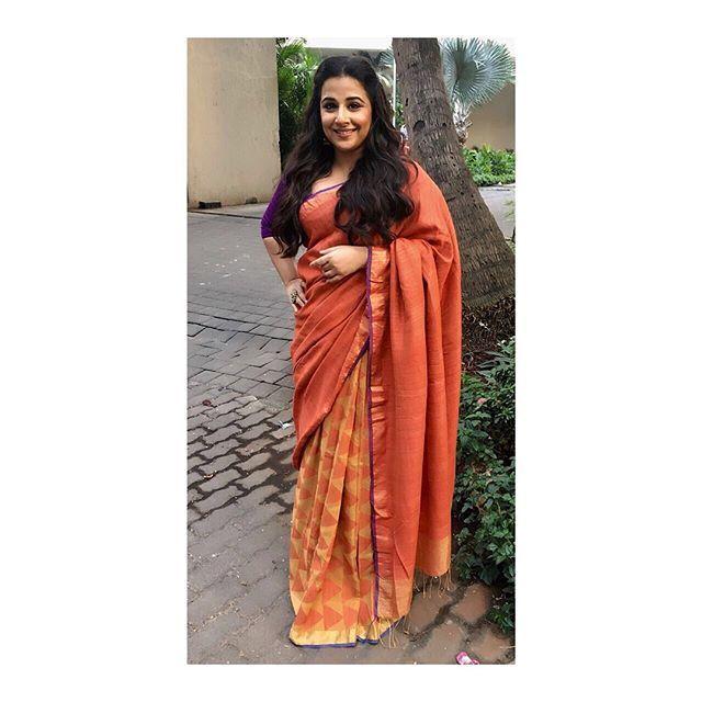 Actress Vidya Balan Latest Saree Photos Stills