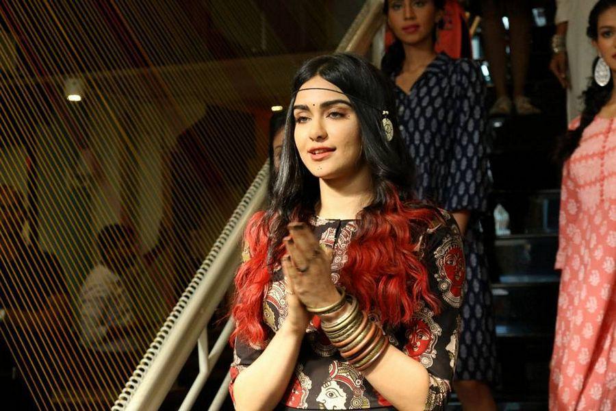 Adah Sharma Stills At Craftsvilla Indian Ethic Wear Fashion Show