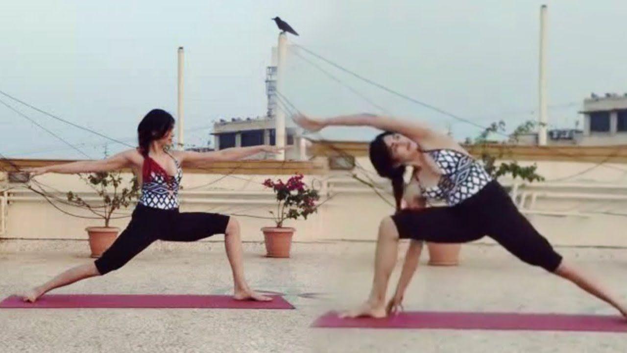 Adah Sharma flaunts curves during hot yoga practice