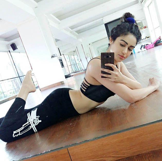 Adah Sharma flaunts curves during hot yoga practice