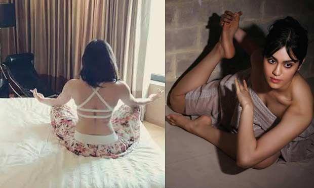 Adah Sharma flaunts curves during hot yoga practice