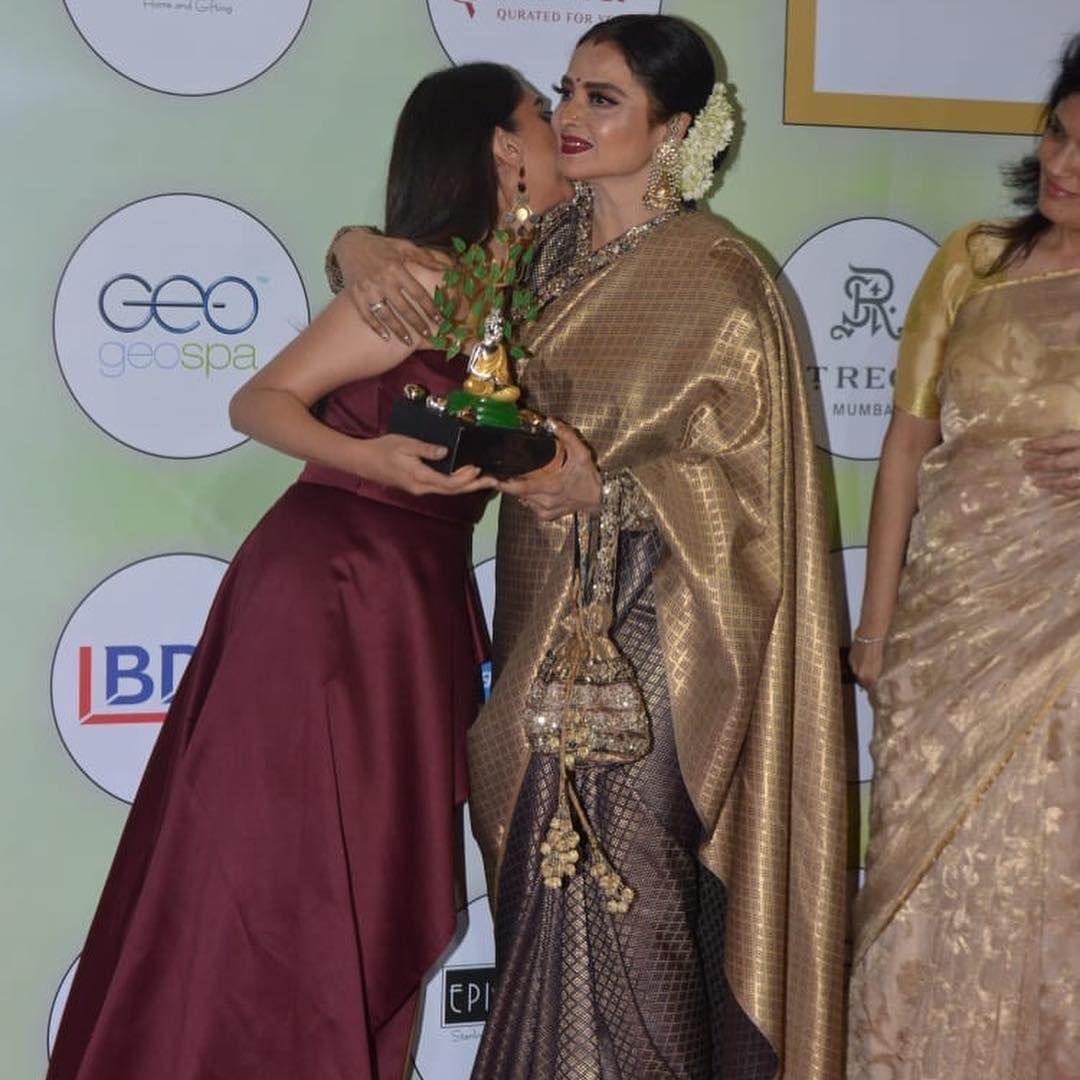 Adithi and Rekha at event