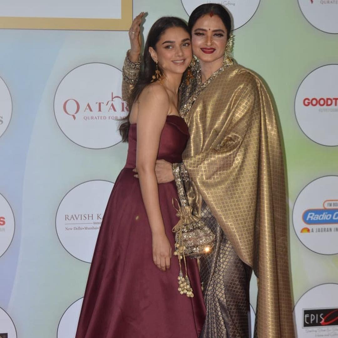 Adithi and Rekha at event