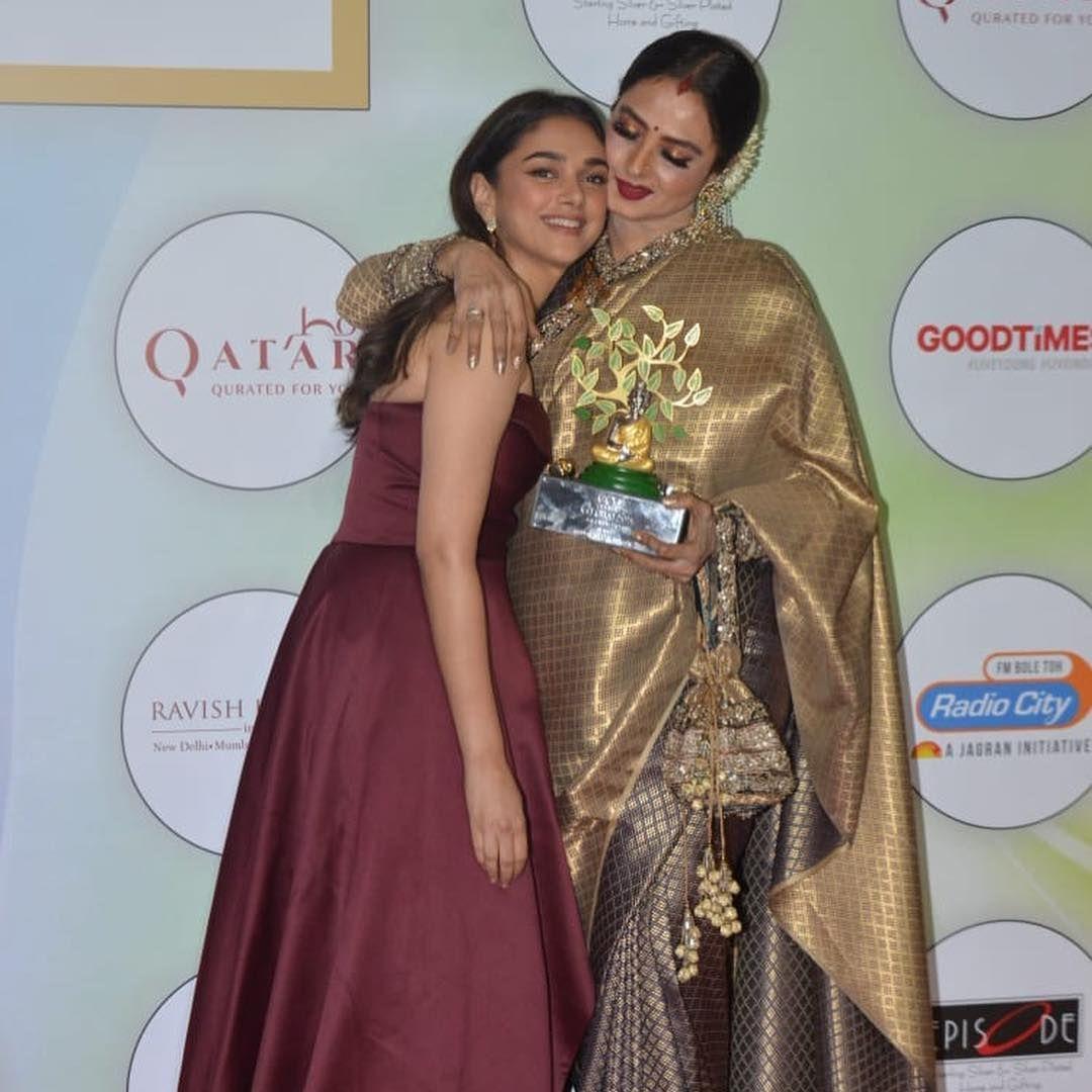 Adithi and Rekha at event