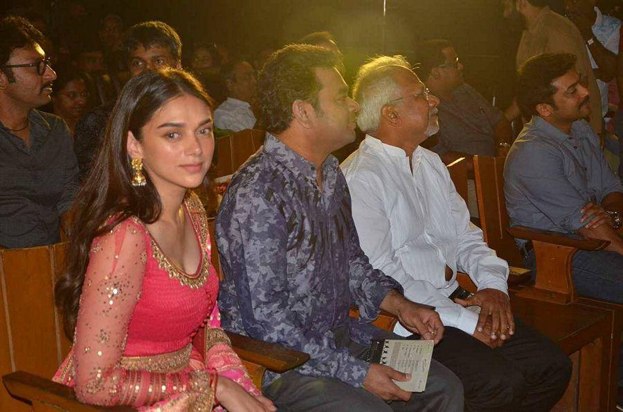 Aditi Rao Stills At Kaatru Veliyidai Audio Launch