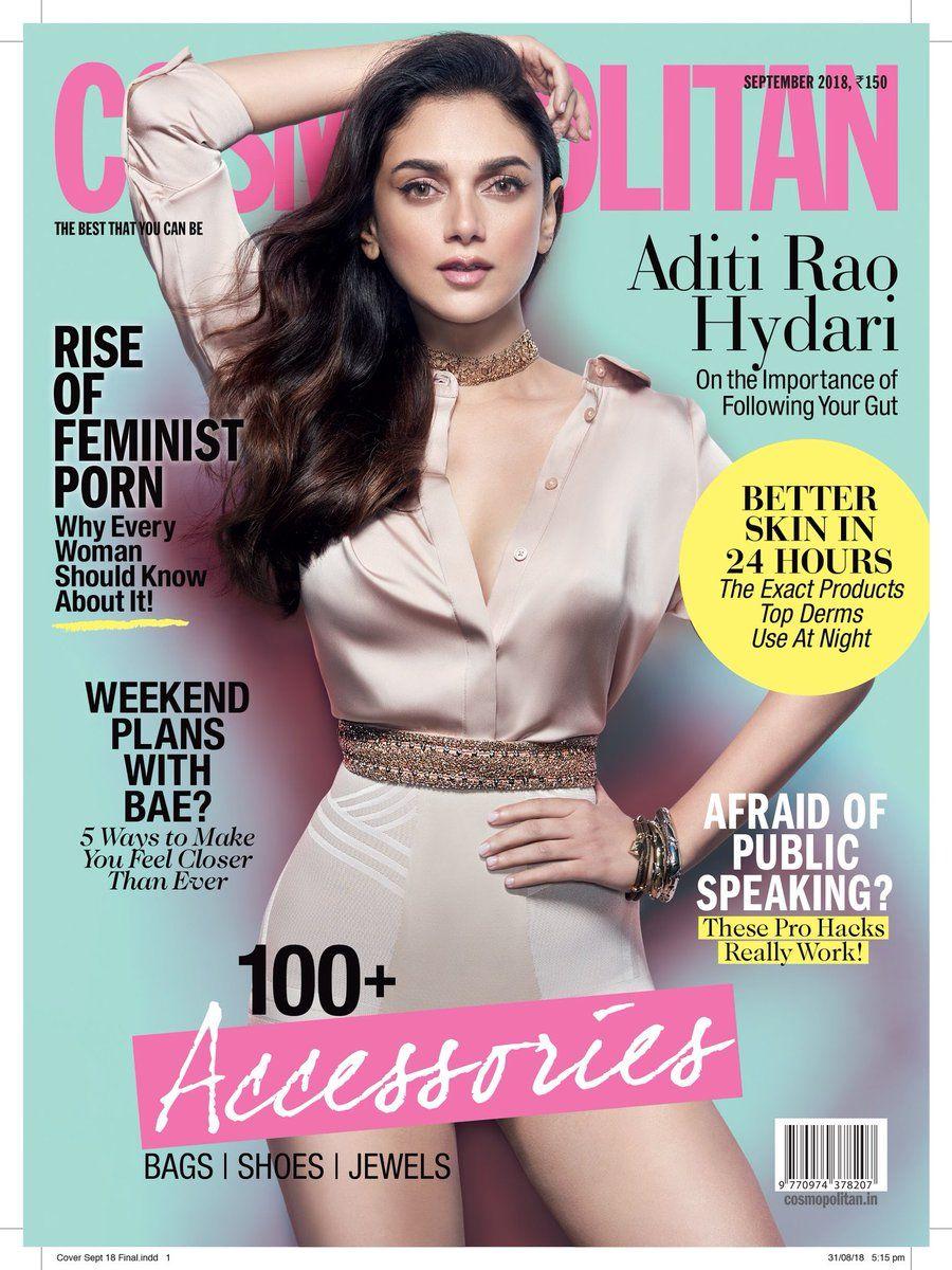 Aditi Rao stuns on the cover of Cosmopolitan Photoshoot Stills