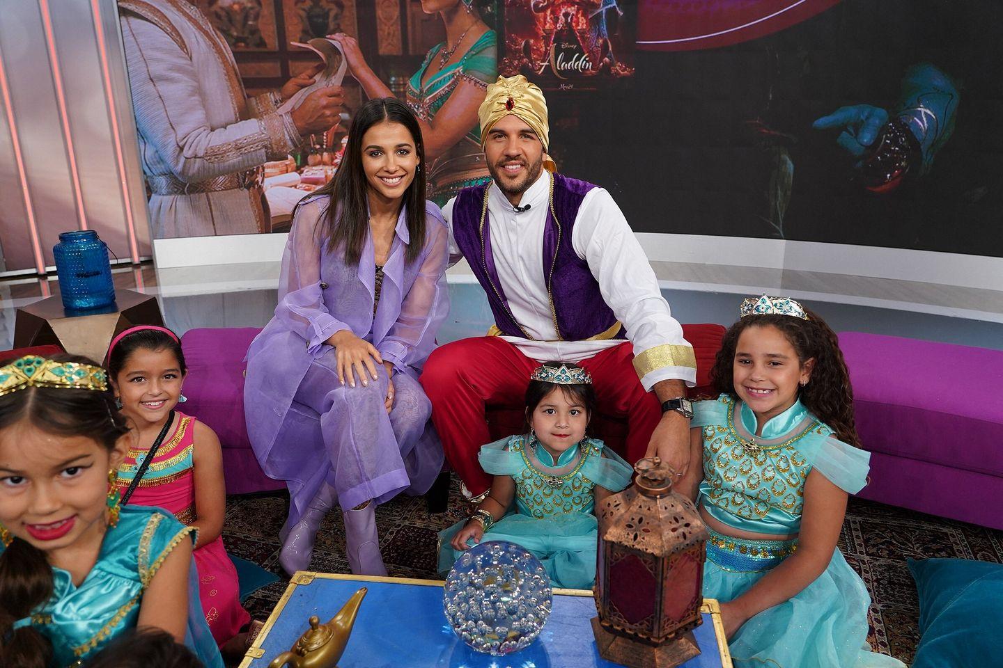 Aladdin Actress Naomi Scott at Despierta America