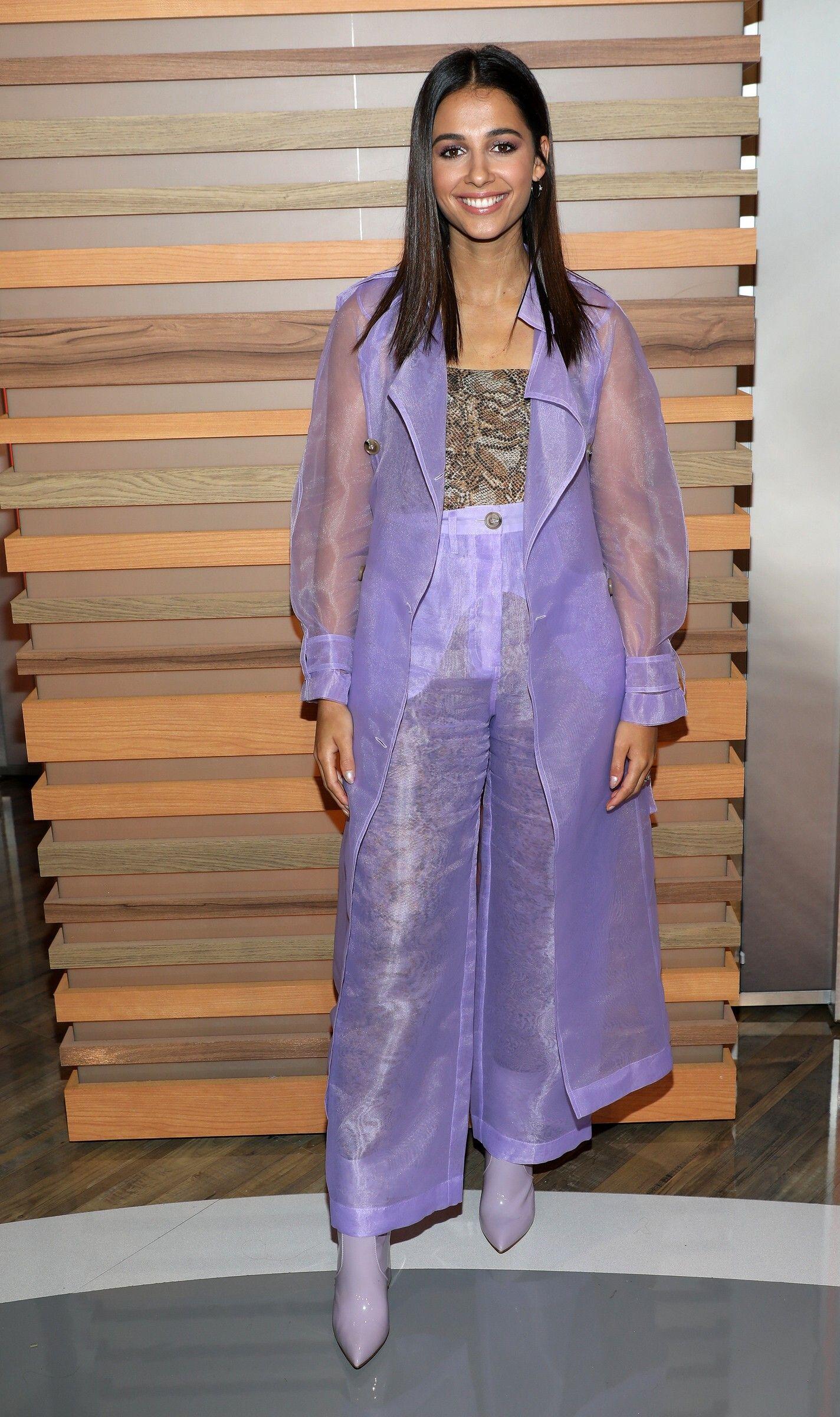 Aladdin Actress Naomi Scott at Despierta America