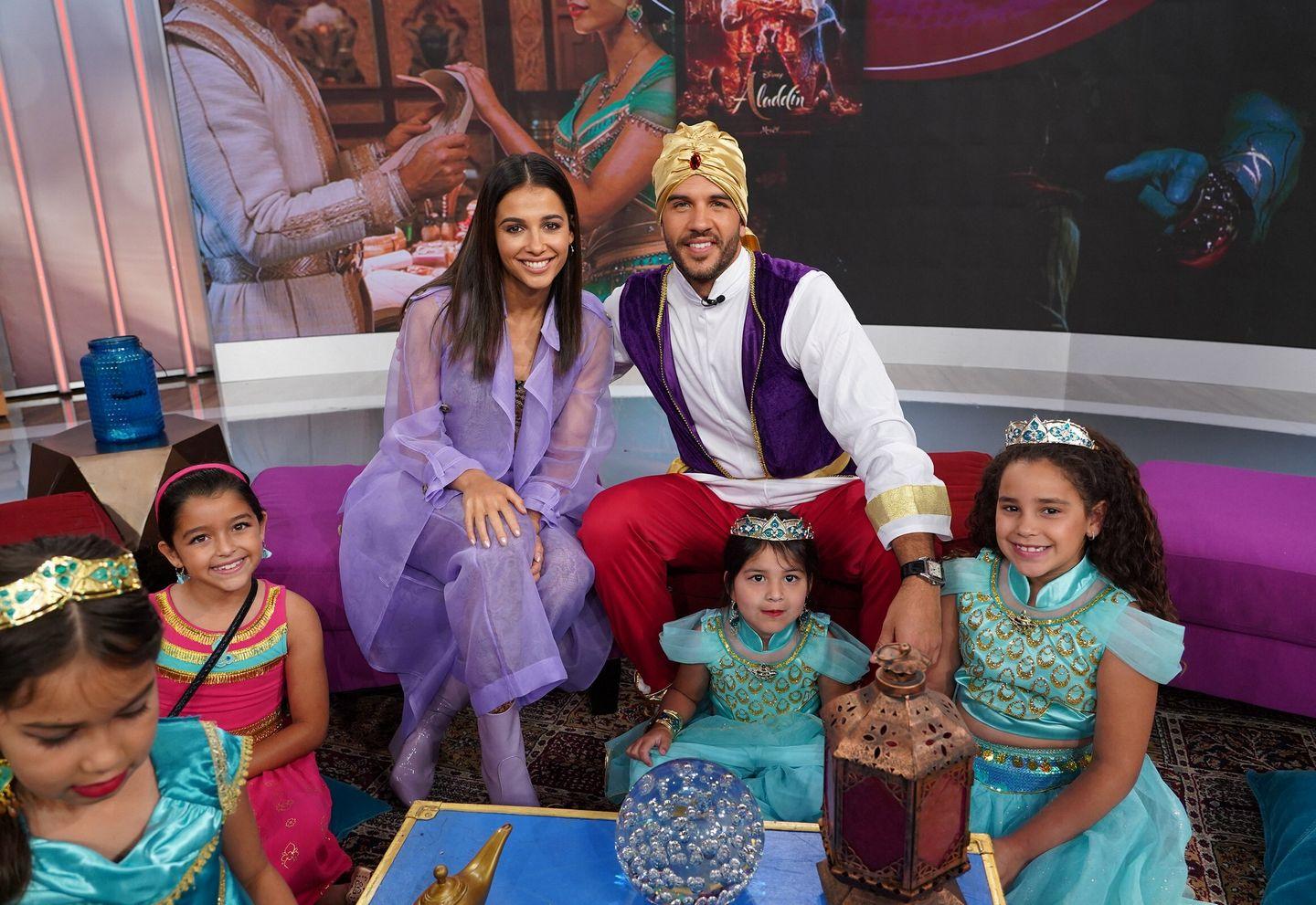 Aladdin Actress Naomi Scott at Despierta America